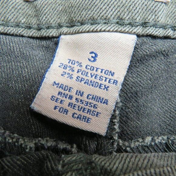 Blue Spice Skinny Leg Jeans Size 3 Green Denim Stretch Cotton Blend - Picture 5 of 13